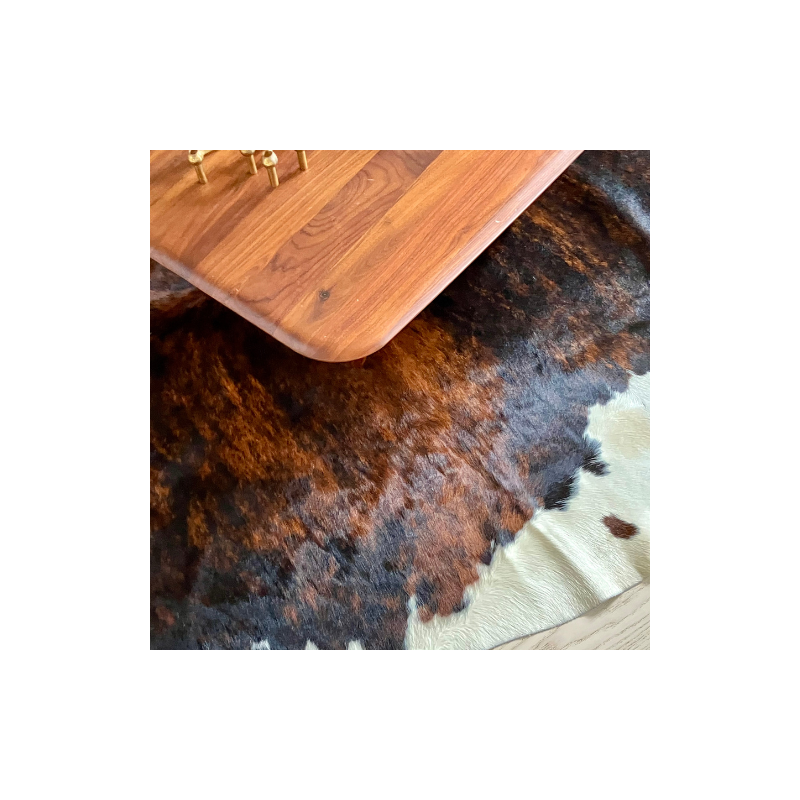 tapis en peau de vache normande 